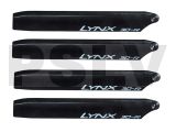 LXT1203-3D    Lynx Main Blade 120 mm Pro Edition Black 2 sets Trex150  